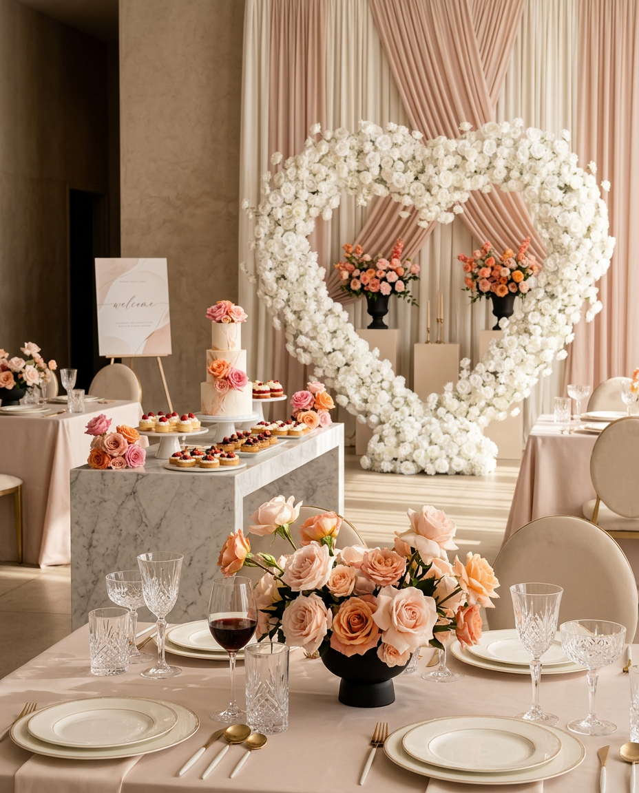 Example of the decor scope included with The Signature Celebration